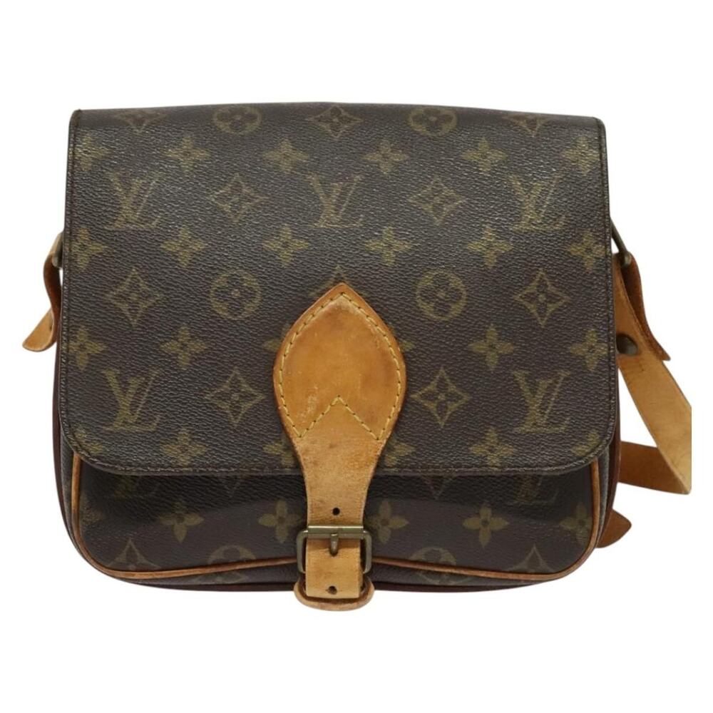 Louis Vuitton Monogram Cartesier MM Crossbody Bag Brown